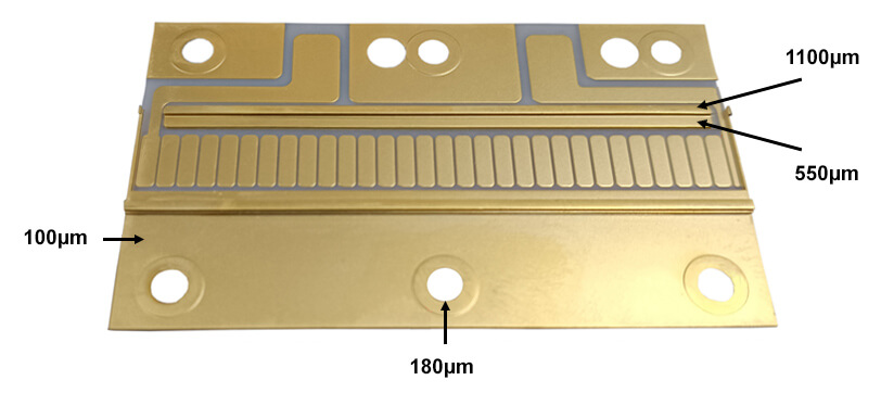 Different copper thicknesses on a single layer