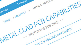 Metal Clad PCB Capabilities